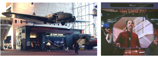Image of TNASA exhibit at the Smithsonian National Air and Space Museum.
