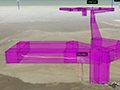 Click to see an image of flight testing visualizations during a flight test at NASA Armstrong Research Center