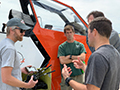 Click to see an image of the STEReO team observing the annual CAL FIRE Aerial Supervision Academy (CASA) field training