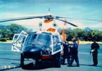 Image of an HH-65 Dolphin Helicopter Used In Search And Rescue by the Coast Guard.
